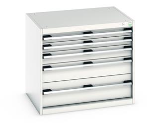 Bott100% extension Drawer units 800 x 650 for Labs and Test facilities Bott Cubio 5 Drawer Cabinet 800W x 650D x 700mmH